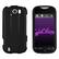 Front Standard. Fosmon - Rubberized Protective Hard Case Skin Cover for HTC Mytouch 4G - Black.