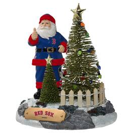 The Memory Company - Santa Figurine with LED Tree - Multicolor