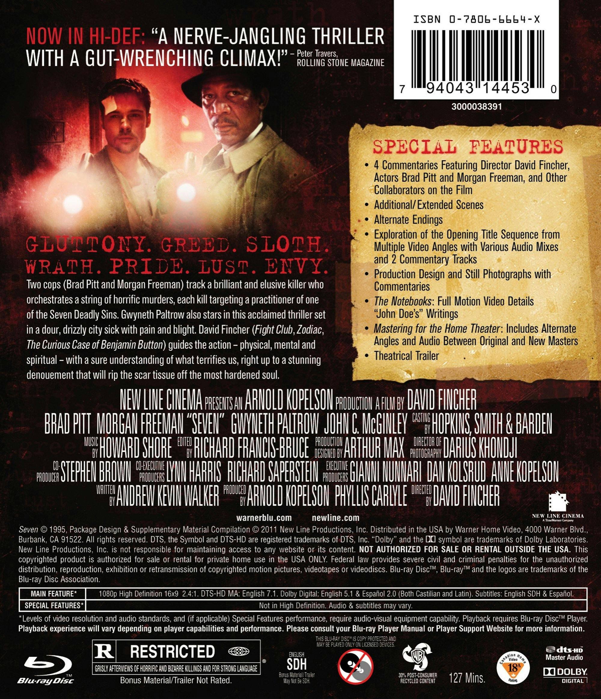 Back. Seven [Blu-ray].
