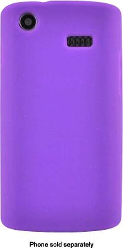 Front Standard. Fosmon - Bundle Silicone Case for Samsung Captivate i897 Mobile Phones - Purple.