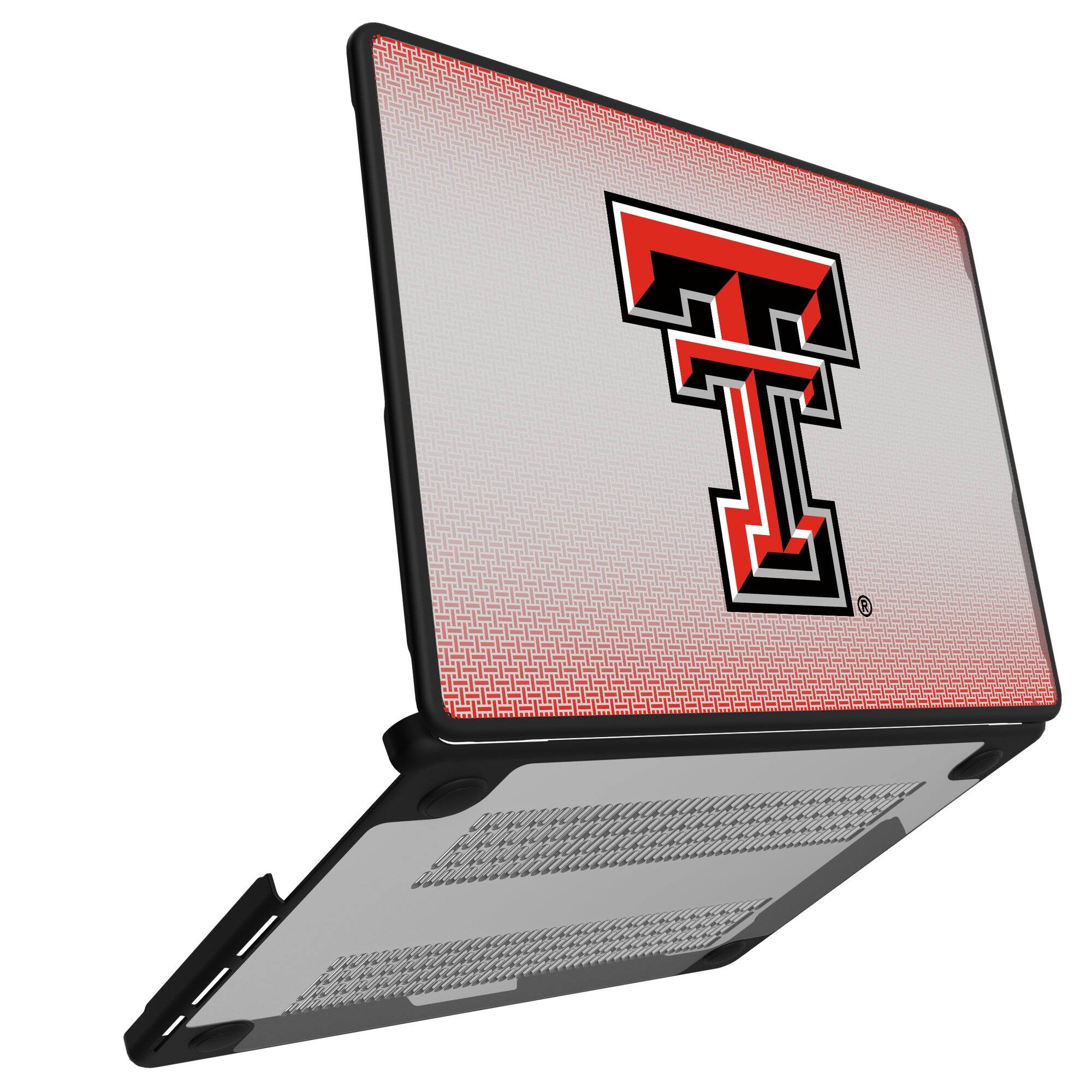 Alt View 1. Keyscaper - Texas Tech Red Raiders Linen MacBook Case - Air 15 in - Multicolor.