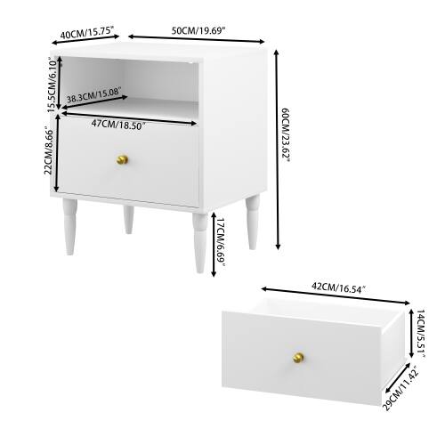 40CM/15.75"  
50CM/19.69"  
15.5CM/6.10"  
38.3CM/15.08"  
47CM/18.50"  
22CM/8.66"  
17CM/6.69"  
60CM/23.62"  
42CM/16.54"  
14CM/5.51"  
29CM/11.42"