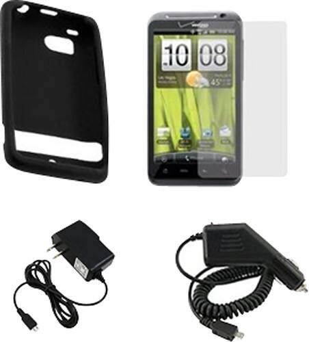 Front Standard. Fosmon - Bundle Silicone Case for Samsung Infuse 4G i997 Mobile Phones.