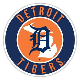 Fan Creations - Detroit Tigers 15" State Circle Sign - Multicolor