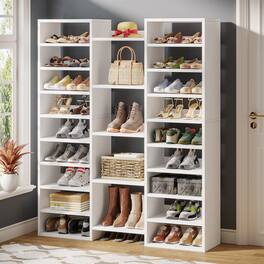 Tribesigns - Office Storage Cabinet, For Everyday Organization in Workspaces and Office Reception Areas - White