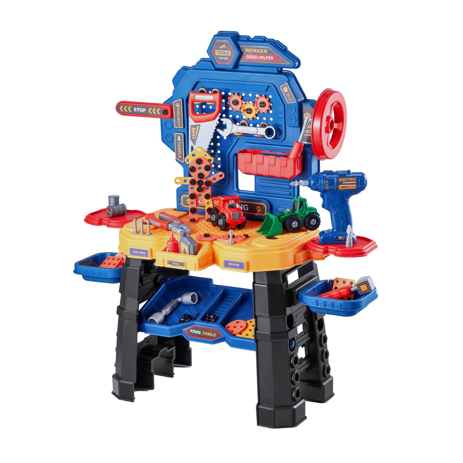 TOOLS  
WORKER GOOD HELPER  
STOP  
PROJECT 1 PUZZLE MY 2  
LECTRIC  
TOOL TABLE