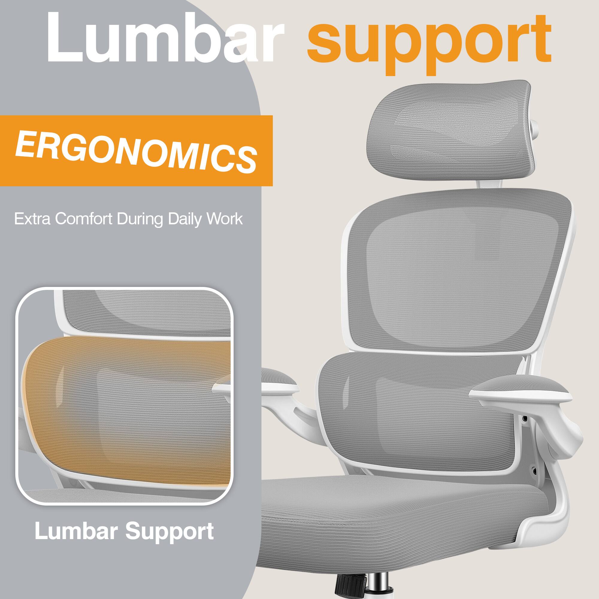 Lumbar support  
ERGONOMICS  
Extra Comfort During Daily Work  
Lumbar Support