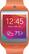 Front. Samsung - Gear 2 Neo Smartwatch 58.4mm Plastic - Orange Rubber.