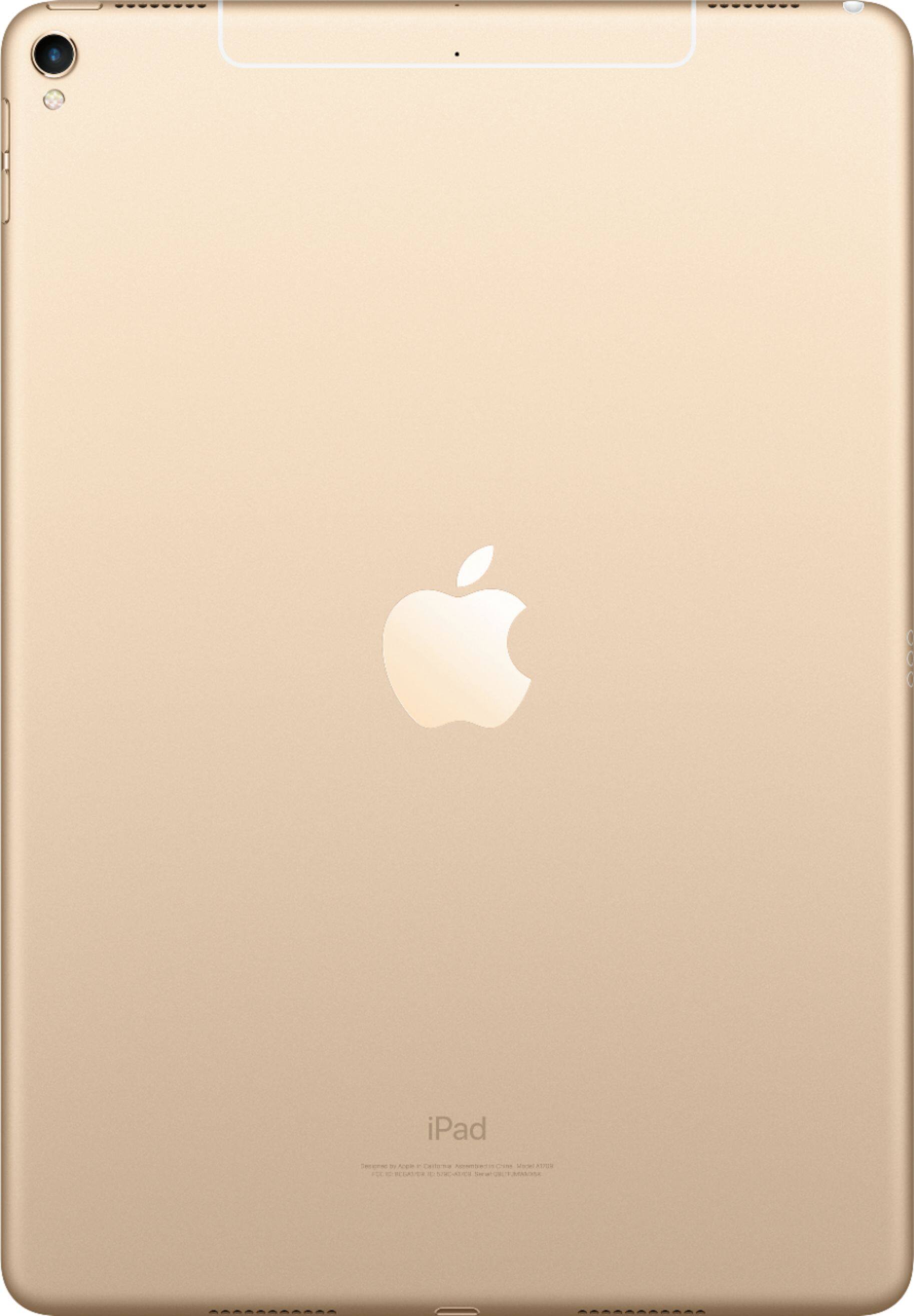 Back. Apple - 10.5-Inch iPad Pro with Wi-Fi + Cellular - 512GB.