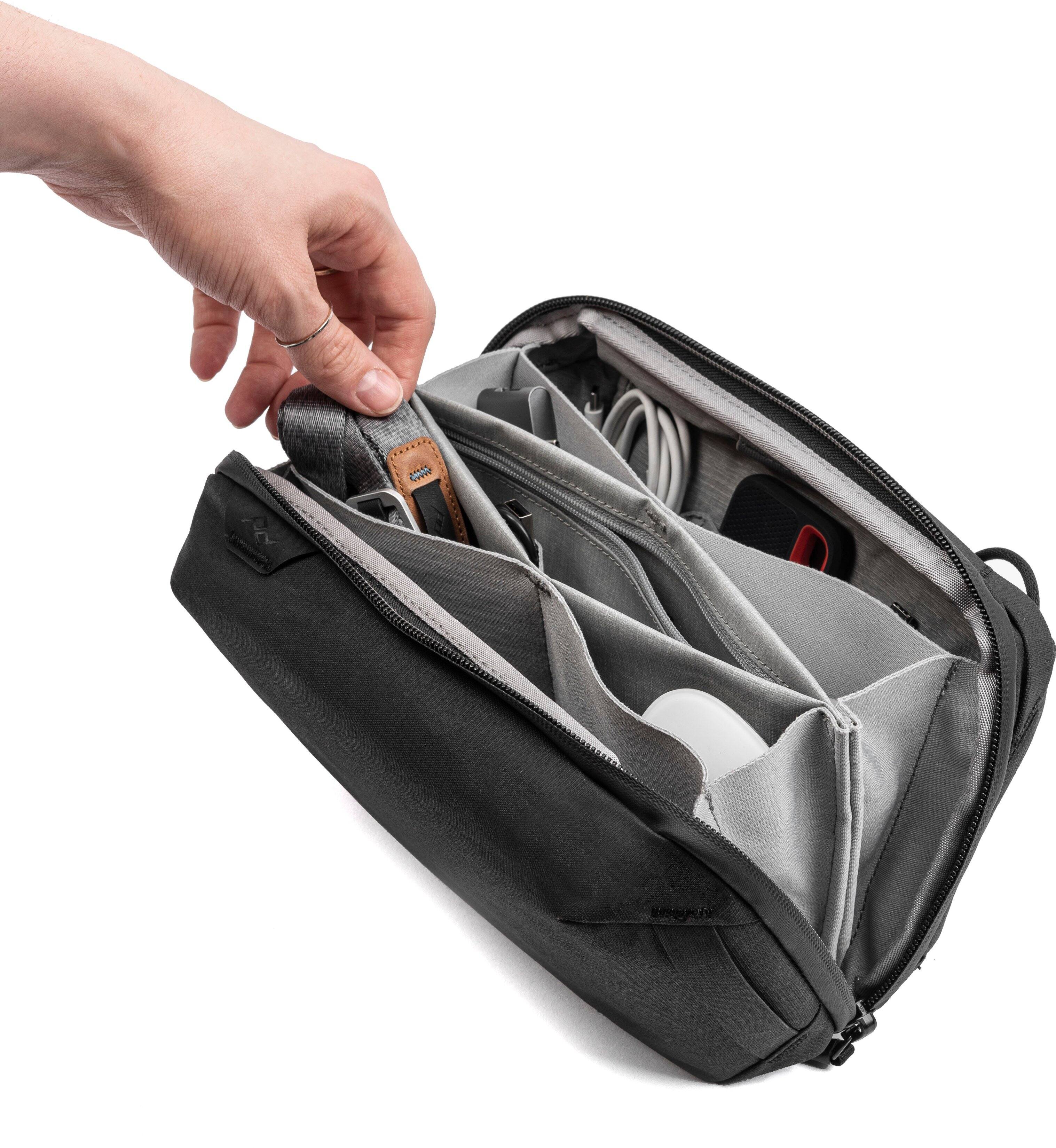 Alt View 18. Peak Design - Tech Pouch - Black.