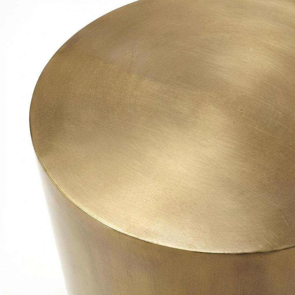 Alt View 2. Starlight Canyon Home - Round Bunching Side Table, Modern Contemporary Accent Table for Living Room - Gold.
