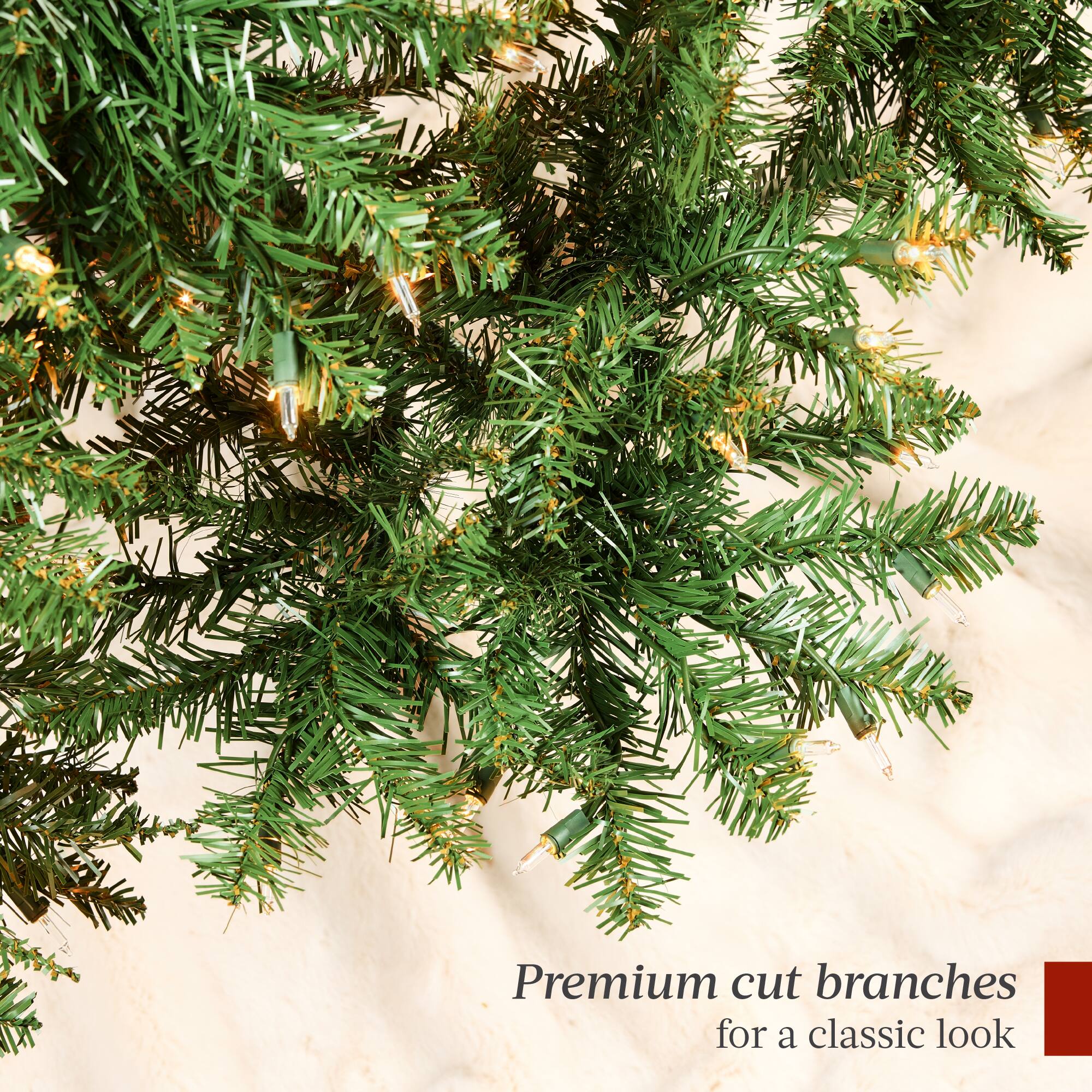 Premium cut branches for a classic look