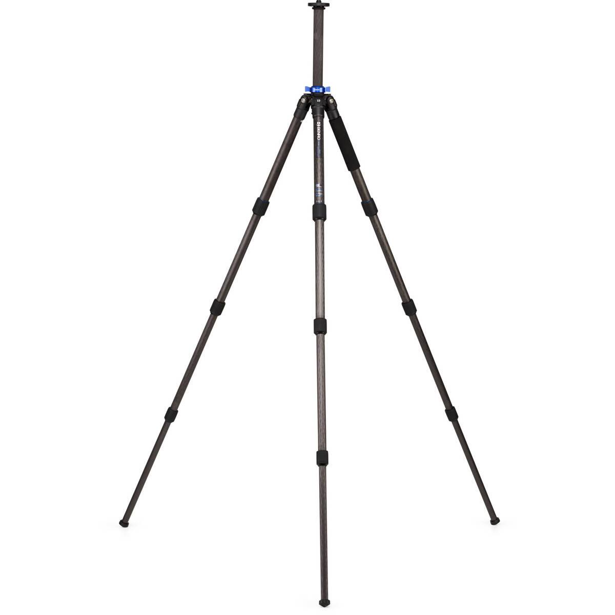 Alt View 2. Benro - Benro Mach3 TMA38CL Series 3 4-Section 9X Carbon Fiber Long Tripod.