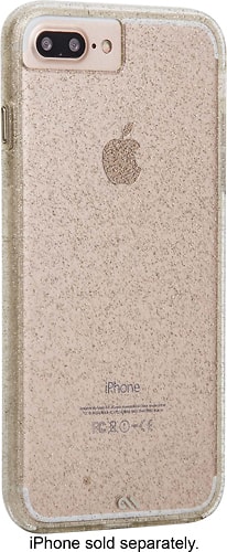 Case-Mate - Naked Tough Case for Apple® iPhone® 7 Plus - Sheer Glam - Angle