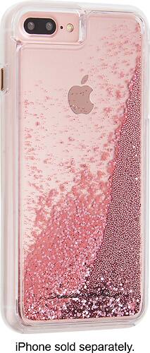 Case-Mate - Naked Tough Waterfall Case for Apple® iPhone® 7 Plus - Rose Gold - Angle