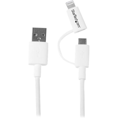 StarTech.com - 3.3' Lightning USB Charging Cable - White