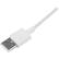 Alt View 13. StarTech.com - 3.3' Lightning USB Charging Cable - White.