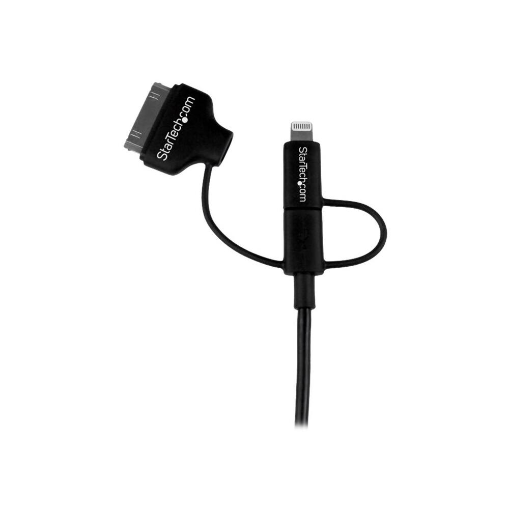 Alt View 12. StarTech.com - 3.3' Lightning USB Charging Cable - Black.