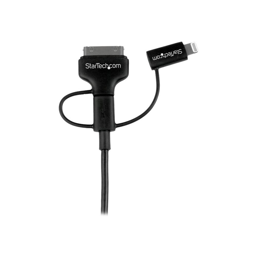 Alt View 14. StarTech.com - 3.3' Lightning USB Charging Cable - Black.