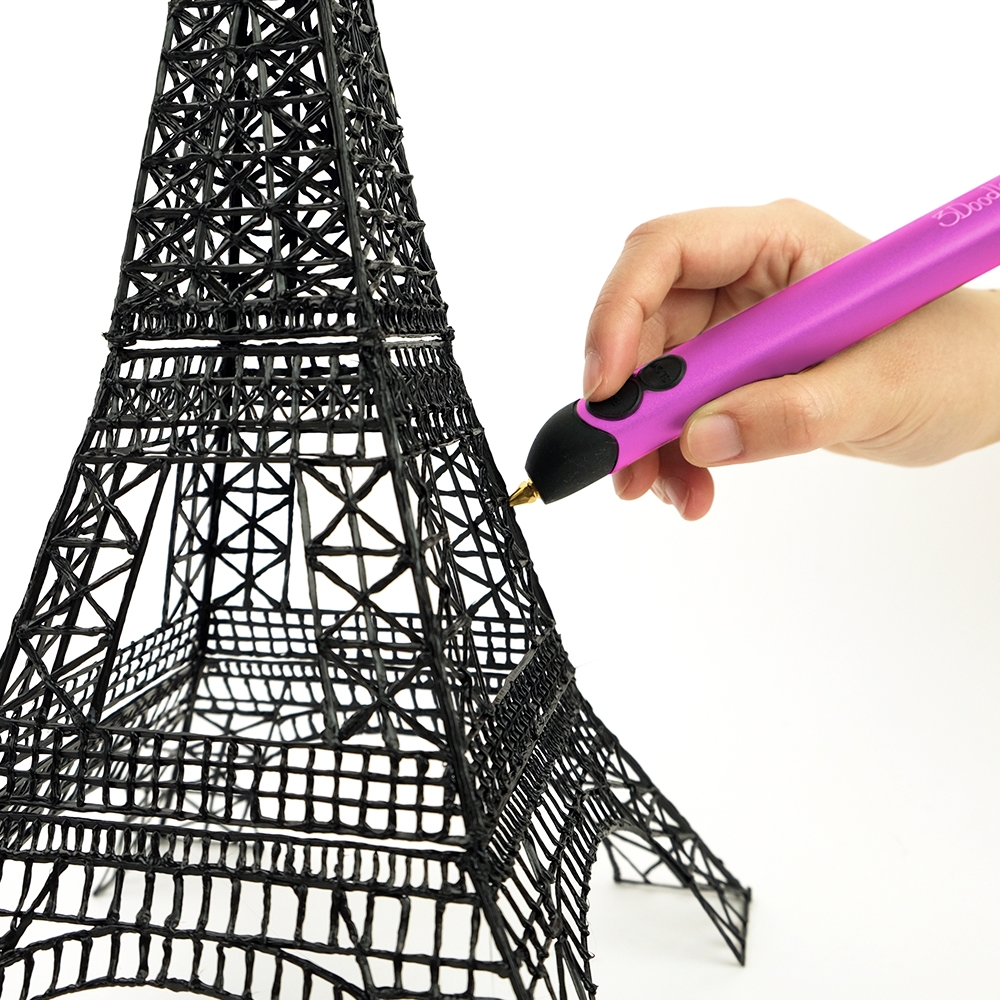  3Doodler Create - Bolígrafo 3D con 50 hilos plásticos, Rosa  (Shocking Pink) : Juguetes y Juegos