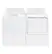 Angle. Hotpoint - 3.8 Cu. Ft. Top Load Washer - White on White with Silver.