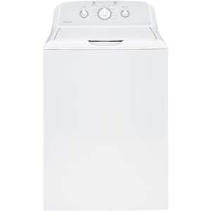 Hotpoint - 3.8 Cu. Ft. Top Load Washer - White /Gray Backsplash