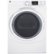 Front. GE - 7.5 Cu. Ft. 13-Cycle Electric Dryer with Steam - White.