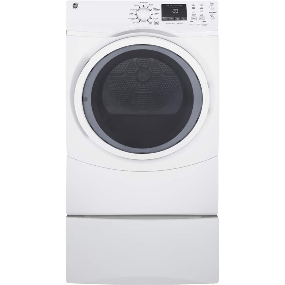 Best Buy GE 7.5 Cu. Ft. 13Cycle Electric Dryer with Steam White
