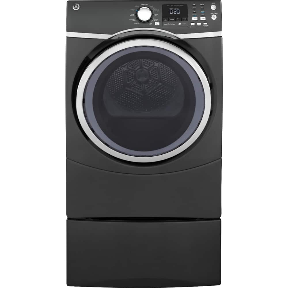 Best Buy GE 7.5 Cu. Ft. 13Cycle Gas Dryer with Steam Diamond Gray