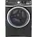 Front. GE - 4.5 Cu. Ft. 10-Cycle Front-Loading Washer with Steam.