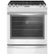 Front Zoom. Whirlpool - 5.8 Cu. Ft. Slide-In Gas Convection Range - Ice white.