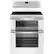 Front. Whirlpool - 6.7 Cu. Ft. Self-Cleaning Freestanding Double Oven Electric Convection Range - White.