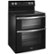 Left. Whirlpool - 6.7 Cu. Ft. Self-Cleaning Freestanding Double Oven Electric Convection Range - Black.