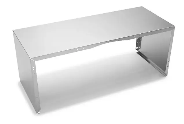 Front. Unbranded - 30" Full Width Duct Cover - Stainless Steel.