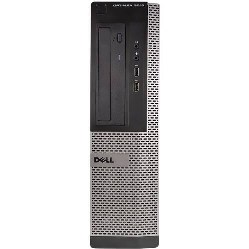 Dell - Refurbished OptiPlex Desktop - Intel Core i3 - 4GB Memory - 250GB Hard Drive - Black - Larger Front