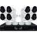 Front. Night Owl - 8-Channel 8-Cameras Indoor/Outdoor Wired 1080p 1TB DVR Security System.