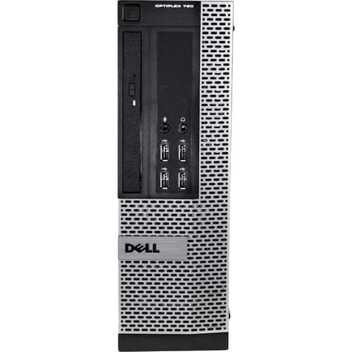 Dell - Refurbished OptiPlex Desktop - Intel Core i3 - 4GB Memory - 250GB Hard Drive - Silver - Larger Front
