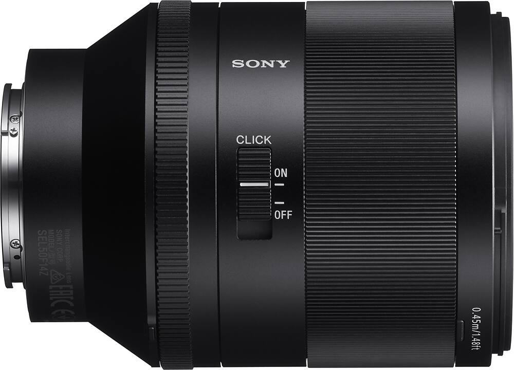 Alt View 12. Sony - Planar T* FE 50mm F1.4 ZA Lens for E-mount Full Frame and APS-C Cameras - Black.