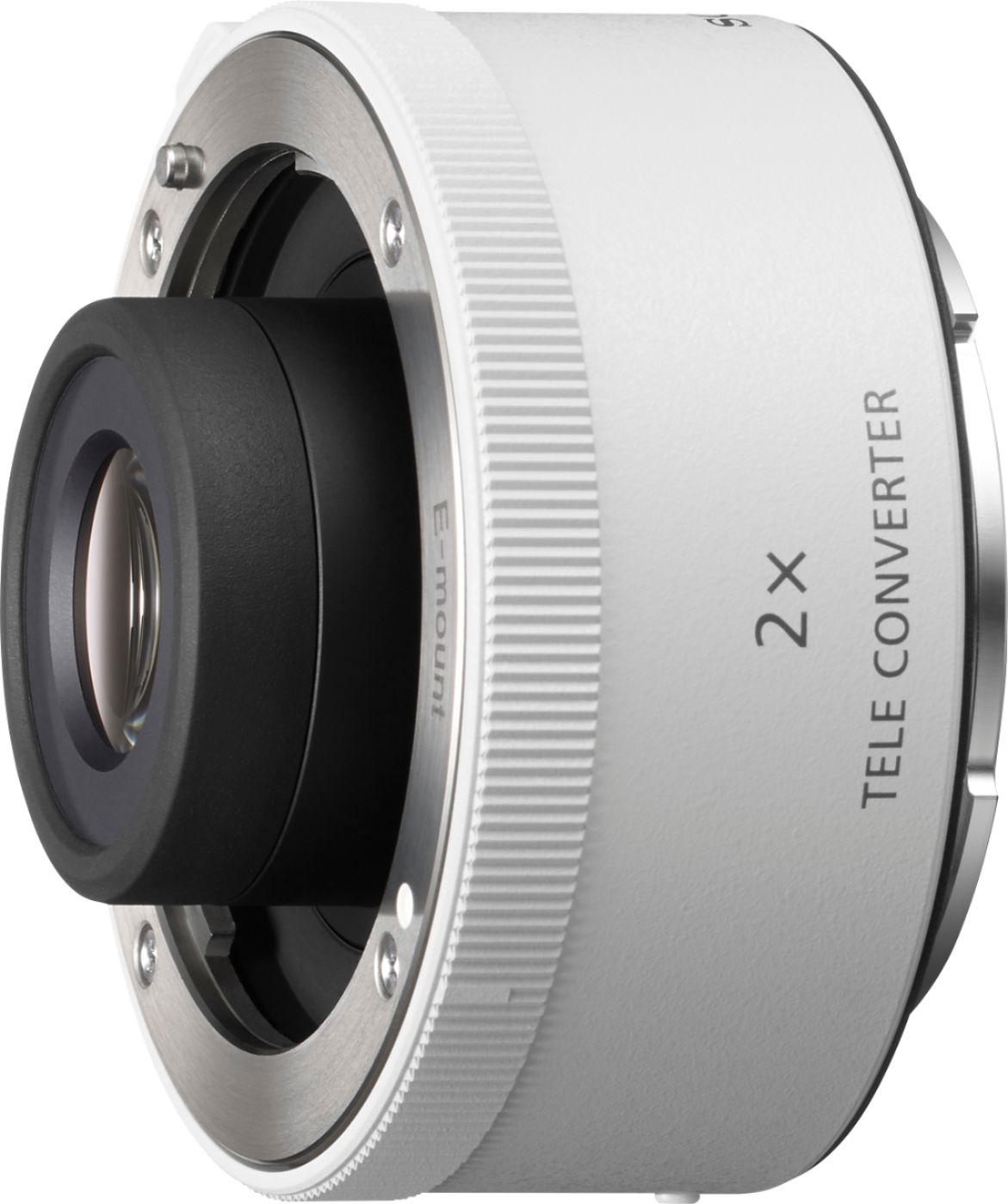 Angle View: Sony - 2.0x Teleconverter Lens for Select Lenses - White