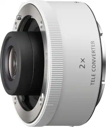 Angle. Sony - 2.0x Teleconverter Lens for Select Lenses - White.