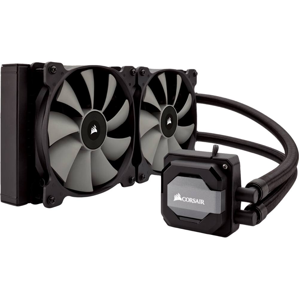 CORSAIR - Hydro Series H110i Dual 140mm Liquid Cooling System - Larger Front