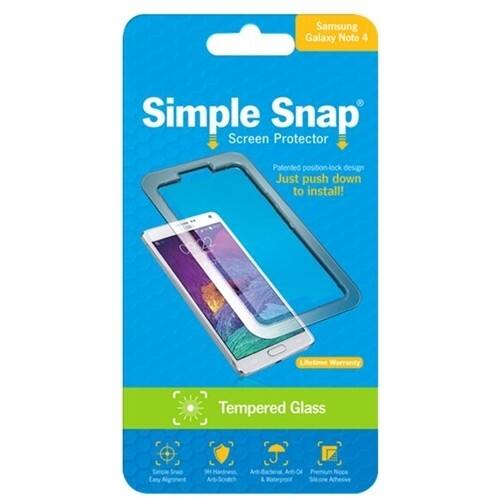 Best Buy Simple Snap Screen Protector for Samsung Galaxy Note 4