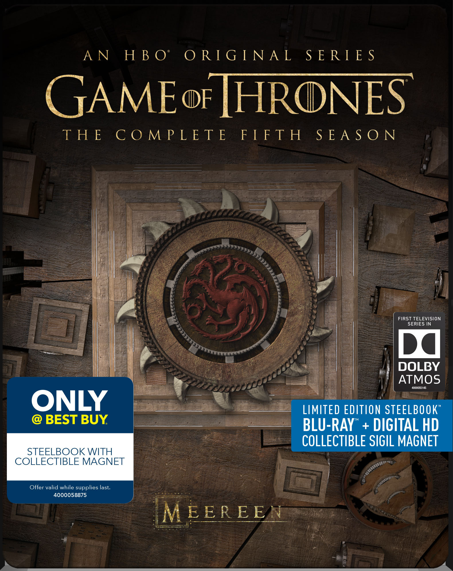 Game of Thrones The Complete Fifth Season [Bluray