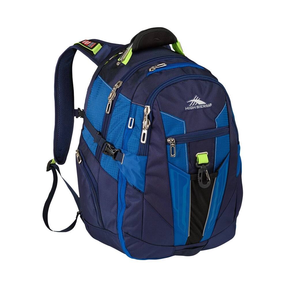 High Sierra Laptop Backpack Navy/Cobalt/Chartreuse 58000-4178 - Best Buy