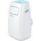 Keystone - 550 Sq. Ft. Portable Air Conditioner - White/Blue-Front_Standard