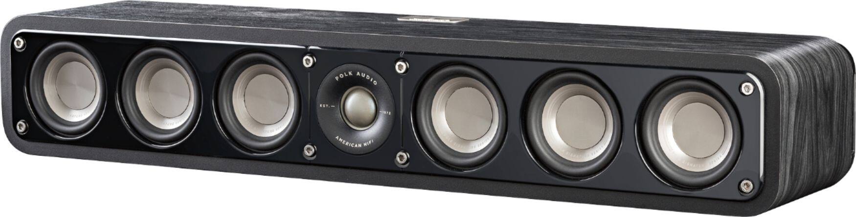 Alt View 12. Polk Audio - Signature Series S35 Center Channel Speaker - Black.