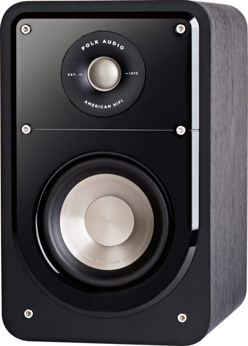 Alt View 11. Polk Audio - Signature Series S15 Bookshelf Speakers (Pair) - Black.