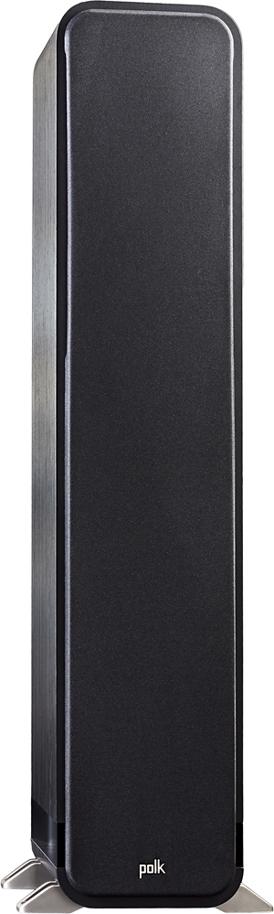 Angle View: Polk Audio - Polk Signature Series S55 Floor Standing Speaker - American HiFi Surround Sound for TV, Music, and Movies - Black