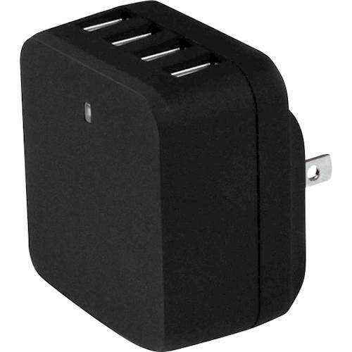 Alt View 12. StarTech.com - 4-Port USB International Wall Charger - Black.
