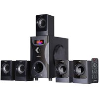 beFree Sound - Powered Wireless Speaker System - Black - Front_Zoom